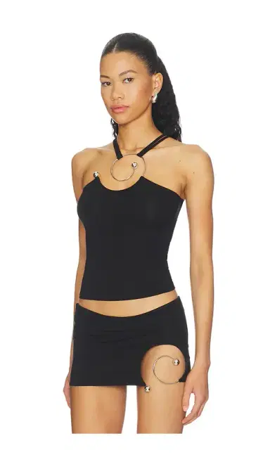 1XBLUE Spiral Strap Tank Top | Thumbnail 2