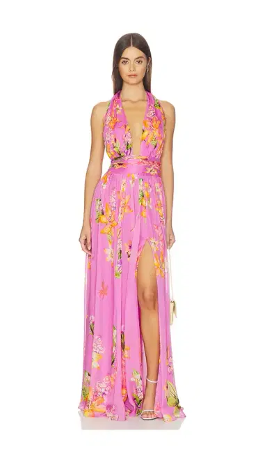 ROCOCO SAND Back Ties Maxi Dress | Thumbnail 2 ROCOCO SAND Back Ties Maxi Dress | Thumbnail 2