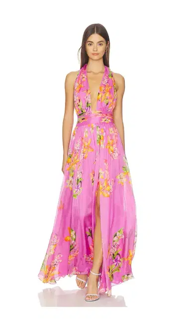 ROCOCO SAND Back Ties Maxi Dress | Thumbnail 1 ROCOCO SAND Back Ties Maxi Dress | Thumbnail 1