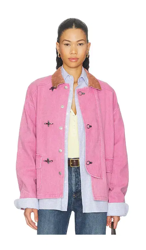 Fireman Clasp Cotton Twill Jacket