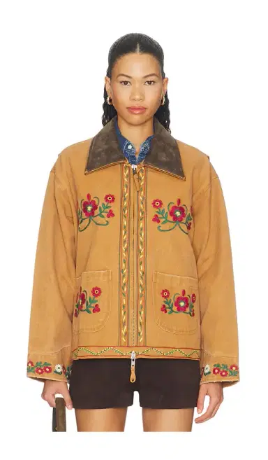 Found Canvas Embroidered Work Jacket | Thumbnail 2