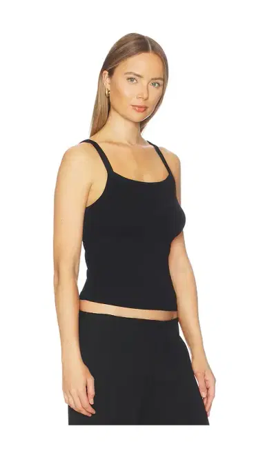 DONNI. The Baby Rib Square Neck Tank | Thumbnail 2