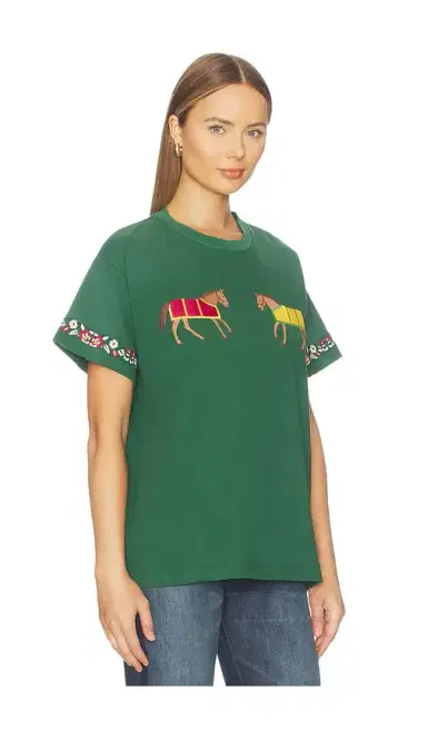 Found Embroidered Horse Equine Tee | Thumbnail 2