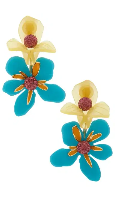 Lele Sadoughi Bouquet Paradis Clip-on Earrings | Thumbnail 1