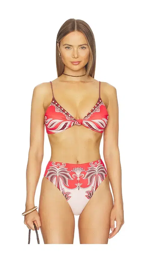 FARM Rio Bandeau Bikini Top