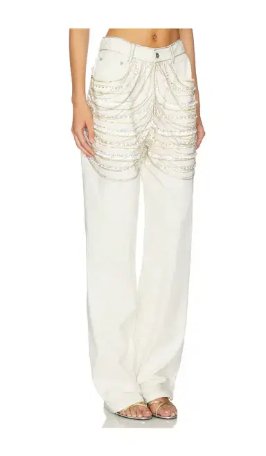 Lapointe Embroidered Straight Leg Pant | Thumbnail 2 Lapointe Embroidered Straight Leg Pant | Thumbnail 2