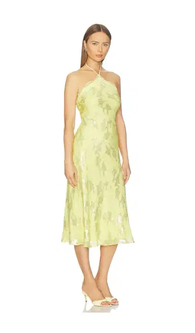 Cami NYC Ruzita Metallic Chiffon Midi Dress | Thumbnail 2 Cami NYC Ruzita Metallic Chiffon Midi Dress | Thumbnail 2