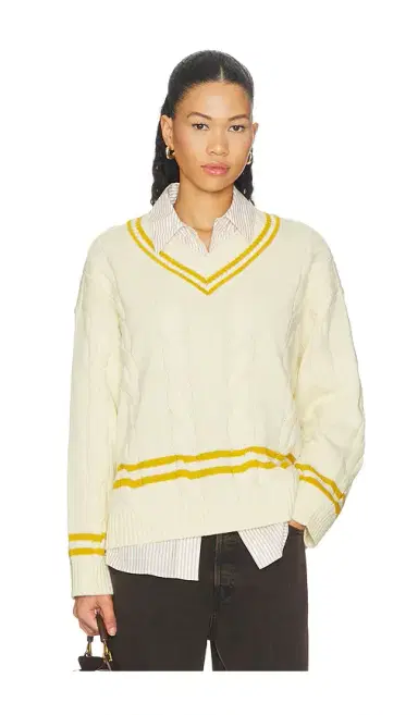 Found Cricket V Neck Sweater | Thumbnail 1