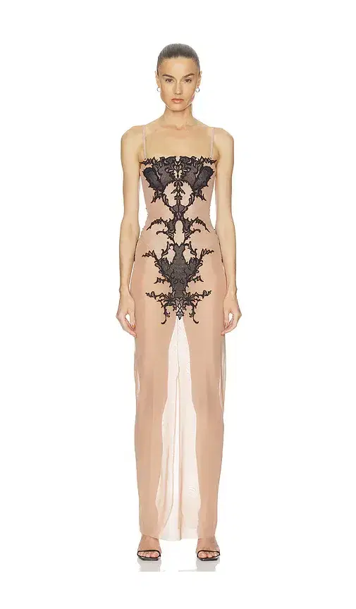 HAELO Wing Lace Corset Dress