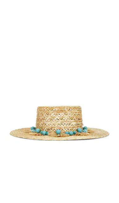 Lele Sadoughi Poms Straw Hat | Thumbnail 2 Lele Sadoughi Poms Straw Hat | Thumbnail 2