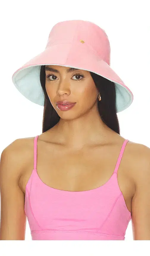 Reversible Terry Long Brim Bucket Hat