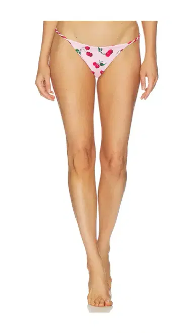 Leslie Amon Ruby Twisted Bikini Bottom | Thumbnail 1