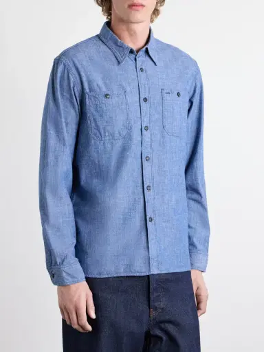 RRL Cameron Cotton-Chambray Shirt - Men | Thumbnail 3