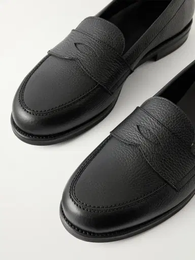 MORJAS The Ivy Suede Penny Loafers - Men | Thumbnail 5