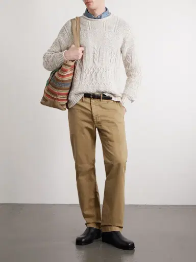 RRL Straight-Leg Cotton-Twill Trousers - Men | Thumbnail 2 RRL Straight-Leg Cotton-Twill Trousers - Men | Thumbnail 2