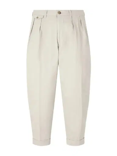 Beams Plus Tapered Pleated Cotton-Blend Twill Trousers - Men | Thumbnail 1