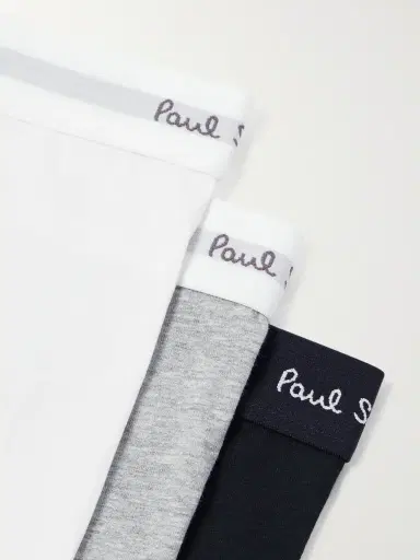 Paul Smith Three-Pack Stretch Organic Cotton Jersey Boxer Briefs - Men | Thumbnail 2 Paul Smith Three-Pack Stretch Organic Cotton Jersey Boxer Briefs - Men | Thumbnail 2