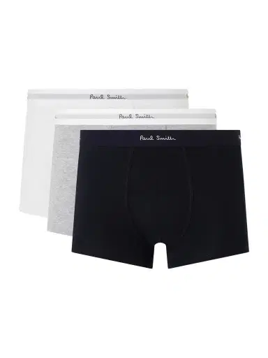 Paul Smith Three-Pack Stretch Organic Cotton Jersey Boxer Briefs - Men | Thumbnail 1 Paul Smith Three-Pack Stretch Organic Cotton Jersey Boxer Briefs - Men | Thumbnail 1