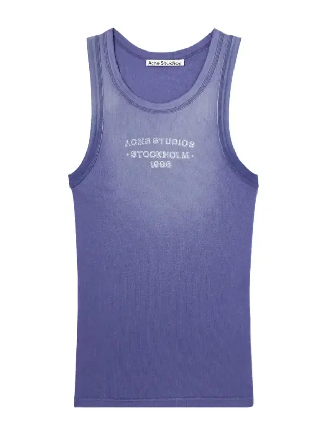 Acne Studios Eitch U Sunkissed Ribbed Jersey Tank Top - Men