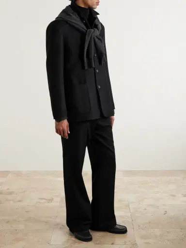Saman Amel Nehru Wool Jacket - Men | Thumbnail 2