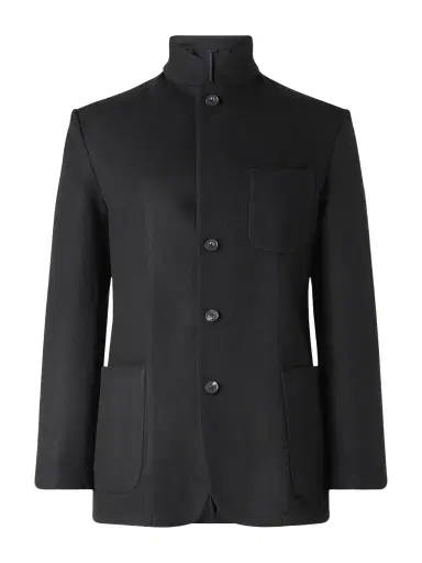 Saman Amel Nehru Wool Jacket - Men | Thumbnail 1