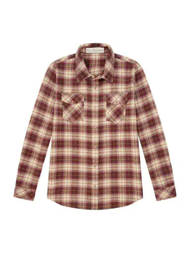 God’s True Cashmere Saffron Checked Cashmere Shirt - Men | Thumbnail 1 God’s True Cashmere Saffron Checked Cashmere Shirt - Men | Thumbnail 1