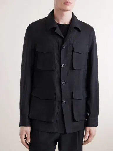 J. Mueser Safari Linen Jacket - Men | Thumbnail 3 J. Mueser Safari Linen Jacket - Men | Thumbnail 3