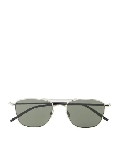 Saint Laurent Aviator-Style Silver-Tone Sunglasses - Men | Thumbnail 1 Saint Laurent Aviator-Style Silver-Tone Sunglasses - Men | Thumbnail 1