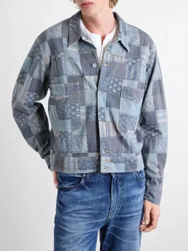 RRL Patchwork Cotton Jacket - Men | Thumbnail 3