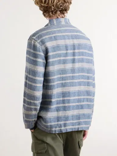 RRL Striped Linen Shirt - Men | Thumbnail 4