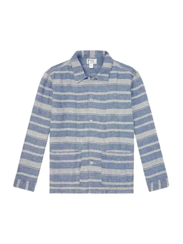 Striped Linen Shirt - Men