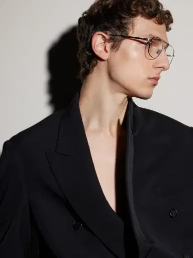 DIOR Eyewear DiorBotanicaO S6U Geometric Silver-Tone Glasses - Men | Thumbnail 2 DIOR Eyewear DiorBotanicaO S6U Geometric Silver-Tone Glasses - Men | Thumbnail 2