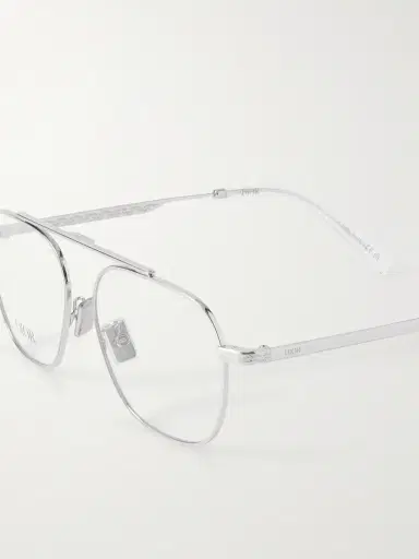 DIOR Eyewear DiorBotanicaO S6U Geometric Silver-Tone Glasses - Men | Thumbnail 5 DIOR Eyewear DiorBotanicaO S6U Geometric Silver-Tone Glasses - Men | Thumbnail 5