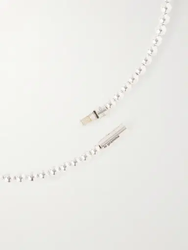 LE GRAMME 53g Beaded Sterling Silver Necklace - Men | Thumbnail 3 LE GRAMME 53g Beaded Sterling Silver Necklace - Men | Thumbnail 3