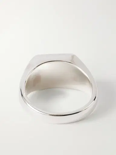 Mikia Rectangle Sterling Silver Turquoise Ring - Men | Thumbnail 3 Mikia Rectangle Sterling Silver Turquoise Ring - Men | Thumbnail 3
