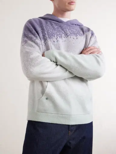 God’s True Cashmere Ombre Cashmere Hoodie - Men | Thumbnail 3