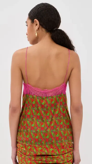 FRANÇOISE Layla Silk Top Floral Red 34 | Thumbnail 3