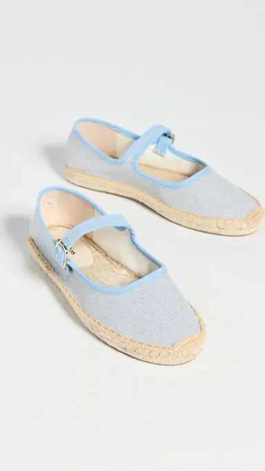 Soludos Mary Jane Espadrilles Dolphin Blue 9-9.5 | Thumbnail 5 Soludos Mary Jane Espadrilles Dolphin Blue 9-9.5 | Thumbnail 5