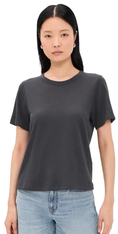 Faherty Sunwashed Essential Tee Washed Black | Thumbnail 1 Faherty Sunwashed Essential Tee Washed Black | Thumbnail 1