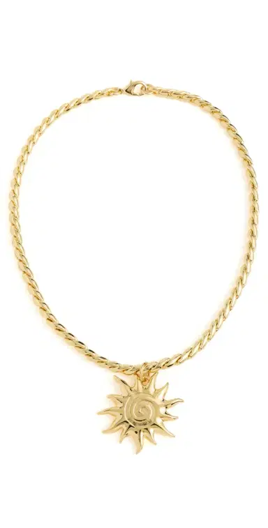 Martha Calvo Sol Necklace Gold One Size | Thumbnail 1
