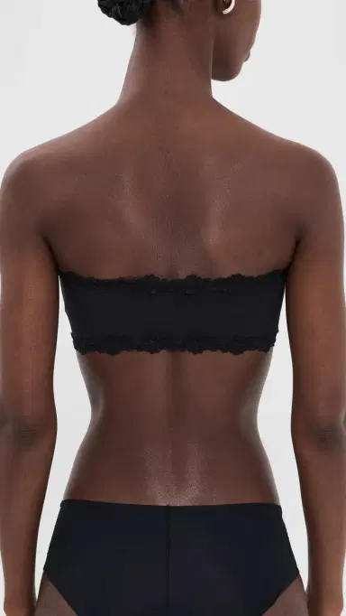 Free People Charlie Bandeau Bra Black M | Thumbnail 3