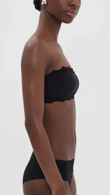 Free People Charlie Bandeau Bra Black M | Thumbnail 4
