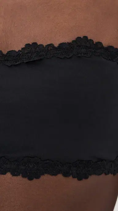 Free People Charlie Bandeau Bra Black M | Thumbnail 5