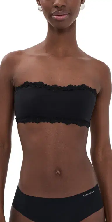 Free People Charlie Bandeau Bra Black M | Thumbnail 1