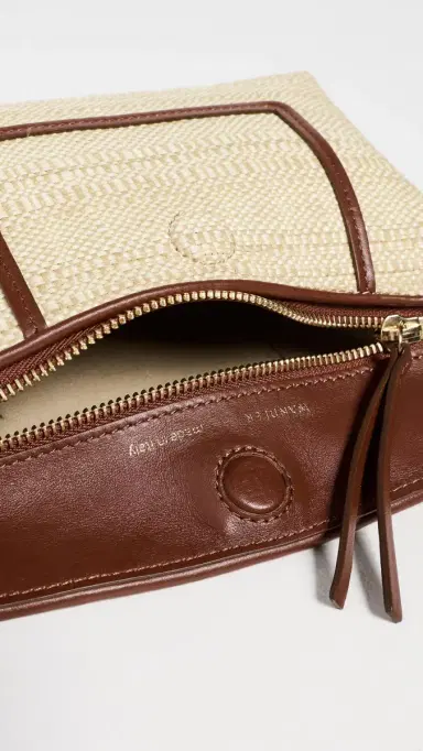 Wandler Penelope Slouch Mini Raffia Bag Beige Raffia One Size | Thumbnail 6 Wandler Penelope Slouch Mini Raffia Bag Beige Raffia One Size | Thumbnail 6