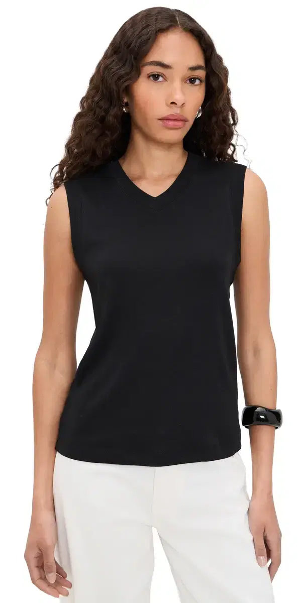 Vince High V hell Tank Black