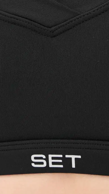 SET Breathe 1.0 LA ports Bra Onyx | Thumbnail 6