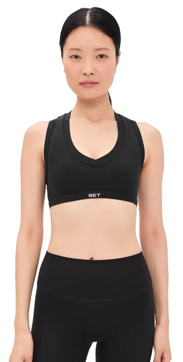 AL1 Breathe LA ports Bra Onyx