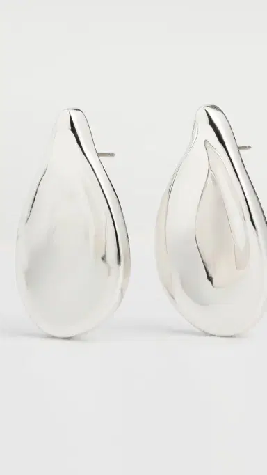 Madewell Droplet Statement Stud Earrings Warm | Thumbnail 4