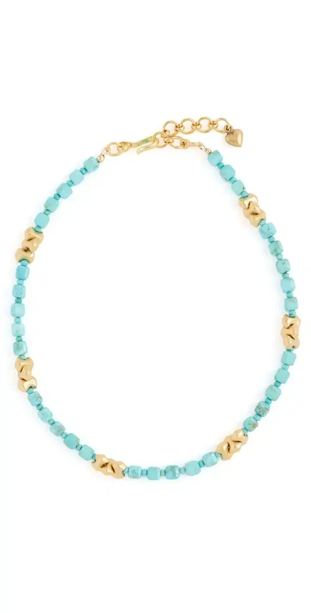 Brinker + Eliza Grotta Azzurra Necklace Turquoise One Size
